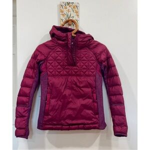 Ivivva | Purple Pull Over Hooded Puffer Coat